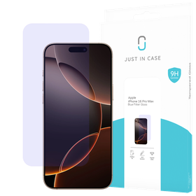 iPhone 16 Pro Max - Blue Filter Screenprotector Tempered Glass