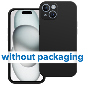 BULK | Kick Case - iPhone 15 - TPU Back Cover - (compatible with MagSafe) - Black