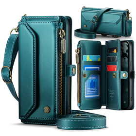 Caseme Case Apple iPhone 17e / 16e - Crossbody Wallet Case - Green