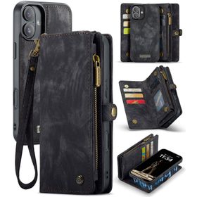 Caseme Case iPhone 16 Plus - Multifunctional Wallet - Black