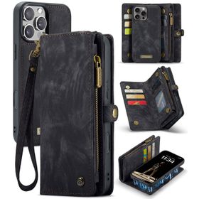 Caseme Case iPhone 16 Pro Max - Multifunctional Wallet - Black