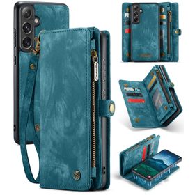 Caseme Case Samsung Galaxy S24 FE - Multifunctional Wallet - Blue