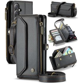 Caseme Case Samsung Galaxy S24 FE - Crossbody Wallet Case - Black