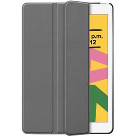 iPad 2021 (9th Gen)/2020 (8th Gen)/iPad 2019 (7th Gen) - TriFold Smart Book Case - Grey