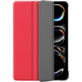 iPad Pro 13 (M5 2025 / M4 2024) - TriFold Smart Book Case - Red