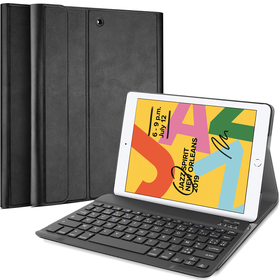 iPad 2021 (9th Gen)/2020 (8th Gen)/iPad 2019 (7th Gen) - Premium Bluetooth Keyboard Cover Azerty