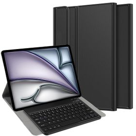 iPad Air 13 (M4 2026 / M3 2025 / M2 2024) - Premium Bluetooth Keyboard Cover Azerty