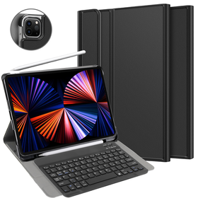 iPad Pro 12.9 2020 (4th Gen) - Premium Bluetooth Keyboard Cover Qwertz