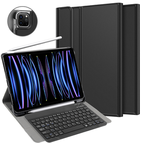 iPad Pro 12.9 2022 (6th Gen)/iPad Pro 12.9 2021 (5th Gen) - Premium Bluetooth Keyboard Cover Qwertz