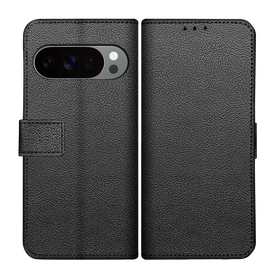 Classic Wallet Case - Google Pixel 10 / 10 Pro - PU leather Book Case - Black