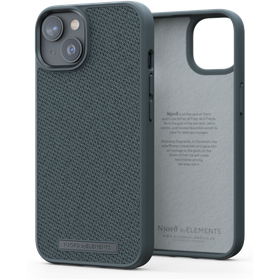 Njord Collections Case iPhone 14 Plus - Fabric Tonal - Dark Grey