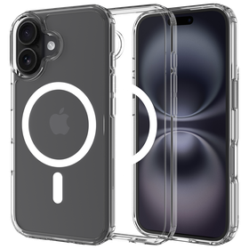 ArmorElite Case - iPhone 16 - Military Grade Back Cover - (compatible with MagSafe) - Clear