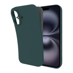 Kick Case - iPhone 16 - TPU Back Cover - (compatible with MagSafe) - Green