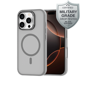 ArmorElite Case - iPhone 16 Pro - Military Grade Back Cover - (compatible with MagSafe) - Grey