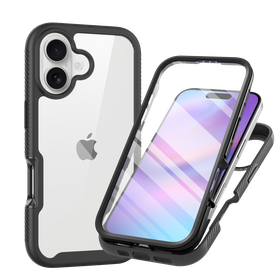 iPhone 17 - 360 Full Cover Defense Case - Black