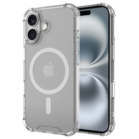 KickImpact Case - iPhone 17 - Reinforced TPU Back Cover - (compatible with MagSafe) - Clear