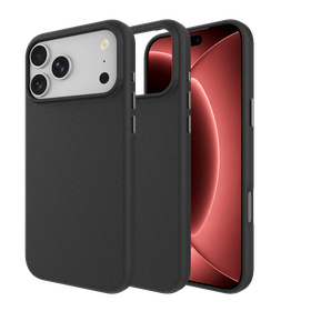 ArmorGrip Case - iPhone 18 Pro / 17 Pro - Grainy Back Cover - (compatible with MagSafe) - Black