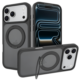 ArmorElite Case - iPhone 18 Pro Max / 17 Pro Max - Military Grade Back Cover - Stand Functon - (compatible with MagSafe) - Black