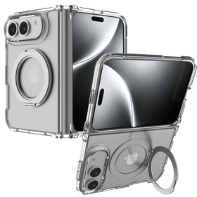 ArmorElite Case - iPhone Ultra - Military Grade Back Cover - Stand Functon - (compatible with MagSafe) - Clear