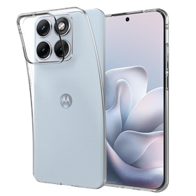 KickLite Case - Motorola Edge 70 Fusion - Soft TPU Back Cover - Clear