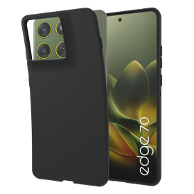 KickLite Case - Motorola Edge 70 - Soft TPU Back Cover - Black