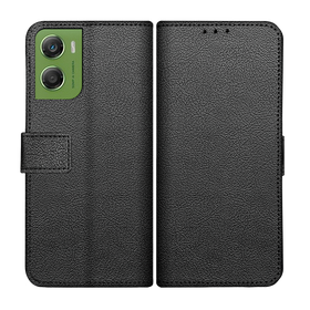 Classic Wallet Case - Motorola Moto G06 / G06 Power - PU leather Book Case - Black