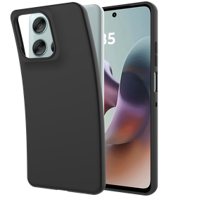 KickLite Case - Motorola Moto G56 - Soft TPU Back Cover - Black