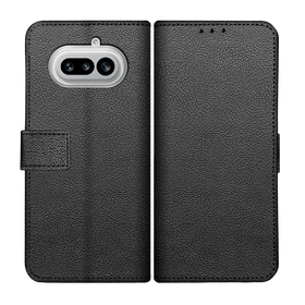 Classic Wallet Case - Nothing Phone (4a) - PU leather Book Case - Black
