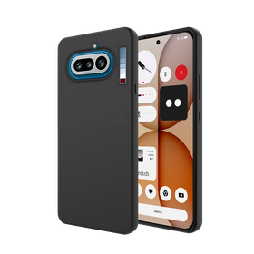 KickLite Case - Nothing Phone (4a) - Soft TPU Back Cover - Black