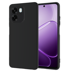 KickLite Case - Oppo A6x (4G/5G) - Soft TPU Back Cover - Black