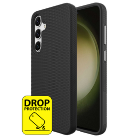 ArmorGrip Case - Samsung Galaxy S24 FE - Rugged Back Cover - Drop Protection - Black