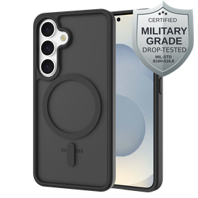 ArmorElite Case - Samsung Galaxy S24 - Military Grade Back Cover - (compatible with MagSafe) - Black