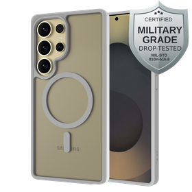ArmorElite Case - Samsung Galaxy S25 Ultra - Military Grade Back Cover - (compatible with MagSafe) - Grey