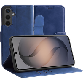 PrimeWallet Case - Samsung Galaxy S26 - PU leather Wallet Case - Blue