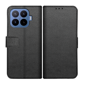 Classic Wallet Case - Xiaomi 17T Pro - PU leather Book Case - Black