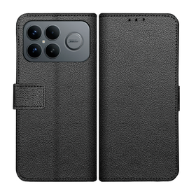 Classic Wallet Case - Xiaomi Poco F8 Ultra - PU leather Book Case - Black
