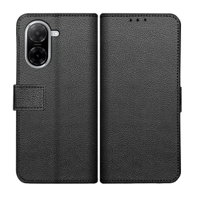 Classic Wallet Case - Xiaomi Redmi A5 - PU leather Book Case - Black