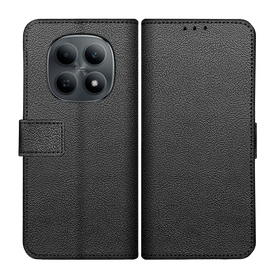 Classic Wallet Case - Xiaomi Redmi Note 15 Pro+ (5G) - PU leather Book Case - Black