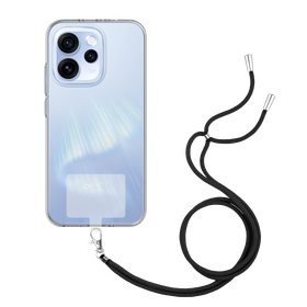 Lanyard Case - Oppo Reno15 - Soft TPU Protective Cover with Necklace - Clear