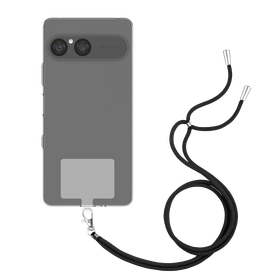 Lanyard Case - Sony Xperia 10 VII - Soft TPU Protective Cover with Necklace - Clear