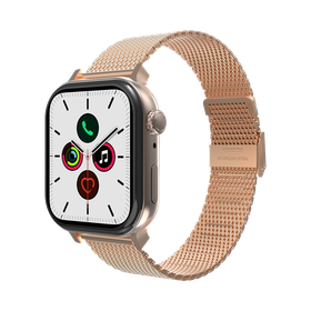 SilkSteel Strap - Apple Watch 44/45/46/49mm - Rose Gold
