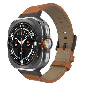 Timeless Leather Strap - Galaxy Watch Ultra (2024 / 2025) - Brown
