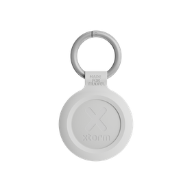 Xtorm TravelTag 1-Pack - Ash White (iOS & Android) - XTAG2GA10