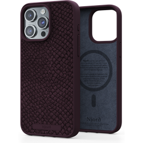 Njord Collections Case iPhone 15 Pro Max - Zalm Leder - Rust