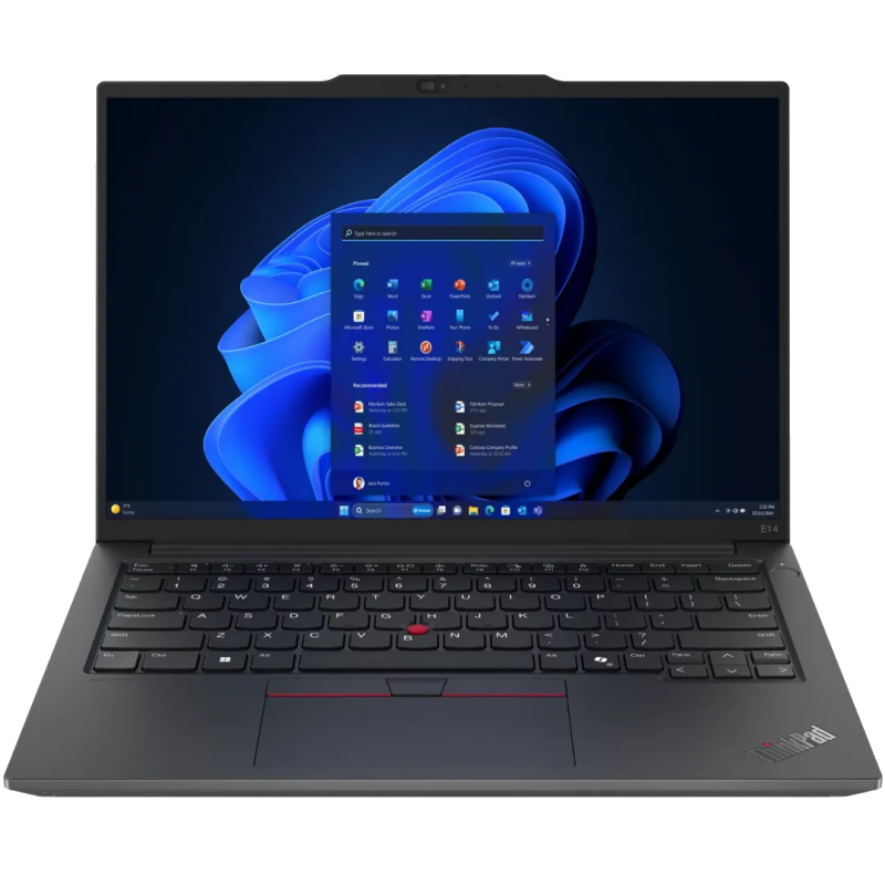 Lenovo - Thinkpad E14 - Ryzen 7 4700U - 8GB - 512GB SSD - 14" (35,56cm) - Windows 11 Pro - Duits toetsenbord