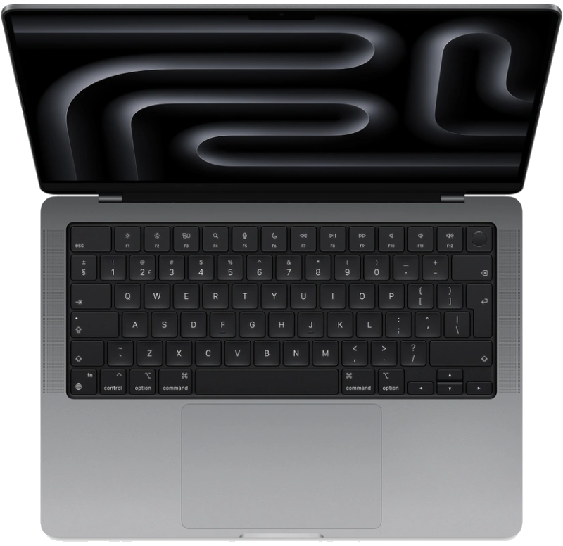 Macbook Pro 14" - Apple M3 8-core - 8GB Ram - SSD 1TB - 2023 - Space Gray - Frans toetsenbord - Afbeelding 2