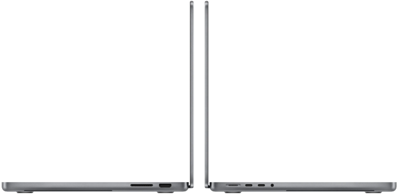 Macbook Pro 14" - Apple M3 8-core - 8GB Ram - SSD 1TB - 2023 - Space Gray - Frans toetsenbord - Afbeelding 3