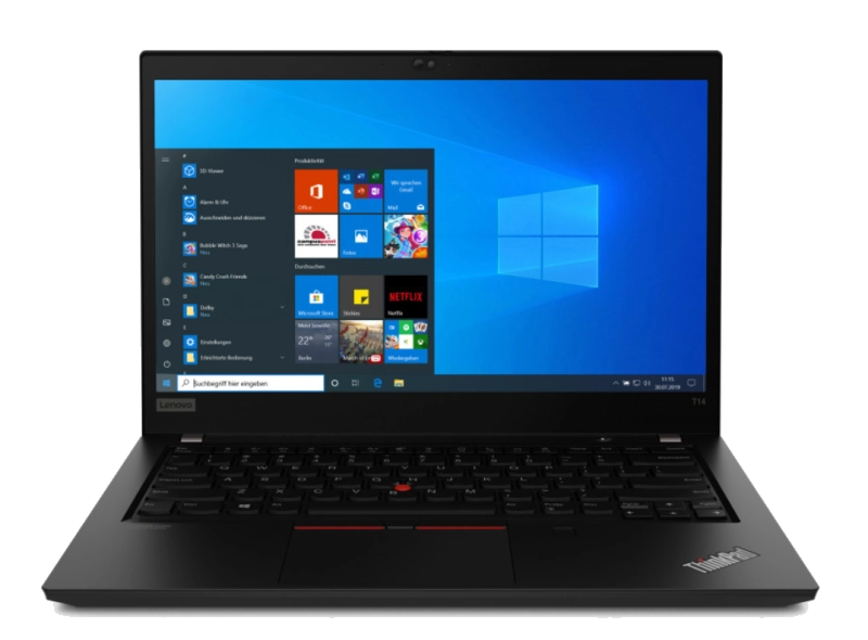 Lenovo - Thinkpad T14 G1 - i5 10310U - 16GB RAM - 256GB SSD - 14" (35,56cm) - Windows 11 Pro - Franstalig toetsenbord