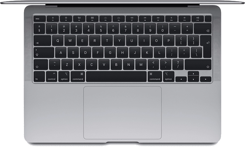 [NEW] Macbook Air 13" - Apple M1 8-core - Apple 7-core GPU - 8GB Ram - SSD 256GB - 2020 - Space Gray - Franstalig toetsenbord - Afbeelding 2