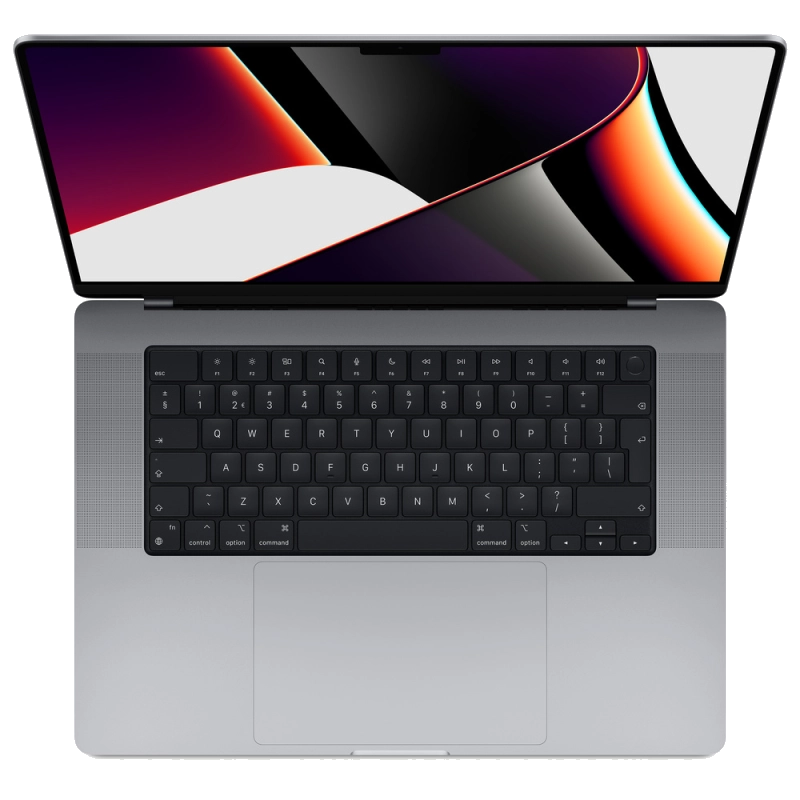 Macbook Pro 16" - Apple M1 Pro 10-core 2,1GHz - 16GB Ram - SSD 512GB - 2021 - Space Gray - Franstalig toetsenbord - Afbeelding 2